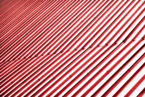 Coorugated metal roofing